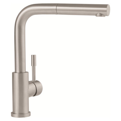 An image of Villeroy & Boch Steel Shower Kitchen Tap