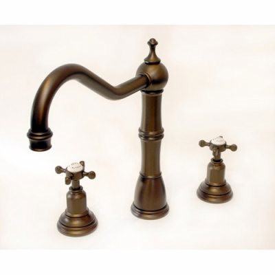 An image of Perrin & Rowe Alsace Crosshead Kitchen Tap