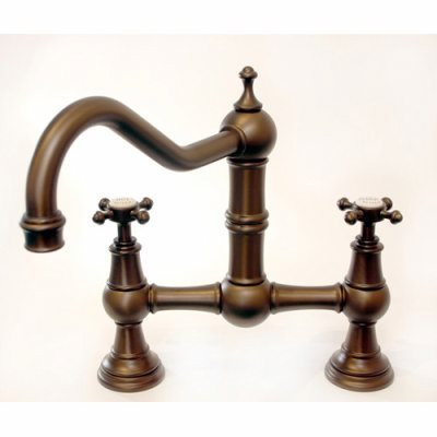 An image of Perrin & Rowe Provence Kitchen Tap Bronze