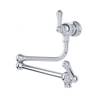 An image of Perrin & Rowe Pot Filler 4799 - Lever Handle Kitchen Tap