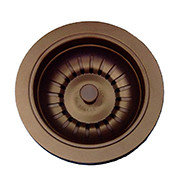 An image of Brass & Traditional Sinks by Lira 90mm Bronze Strainer Waste
