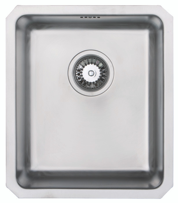 An image of Brass & Traditional Truro 340 Stainless Steel Single Bowl Undermount Sink