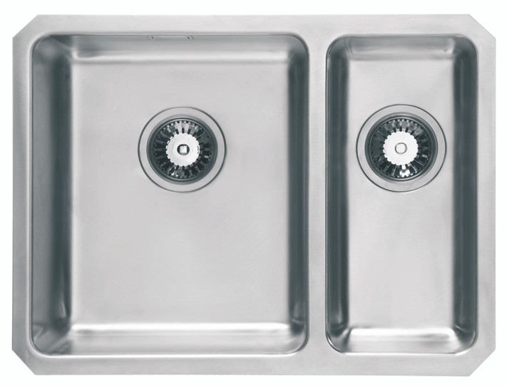 An image of Brass & Traditional Oasis Combi Stainless Steel One + Half Bowl Undermount Sink