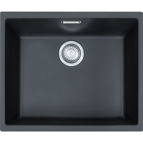 An image of Franke Sirius SID110-50 Tectonite Carbon Black Kitchen Sink