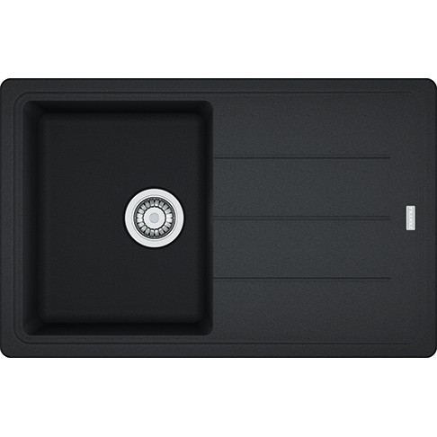 An image of Franke Basis BFG611-78 Fragranite Onyx Kitchen Sink