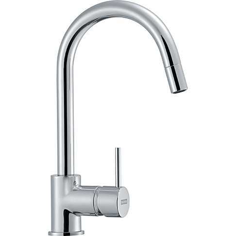 An image of Franke Aria Mono Hole Mixer Single Lever Pull out spray Chrome 115.0158.974
