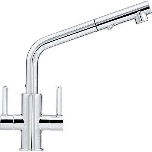 An image of Franke Maris Pullout Spray Mono Hole Mixer Pullout Spout 115.0363.79