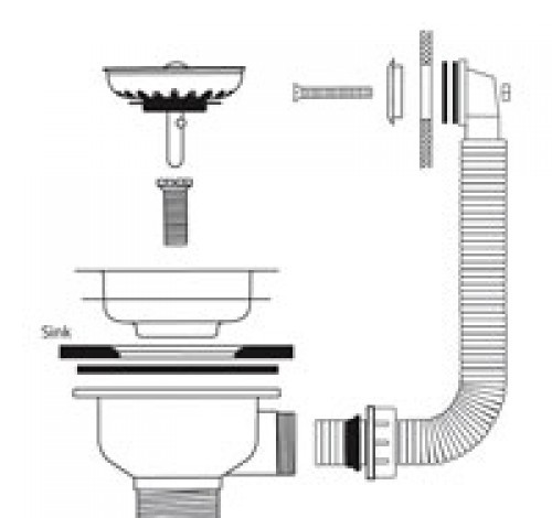 An image of Caple CPK1500 Waste kit