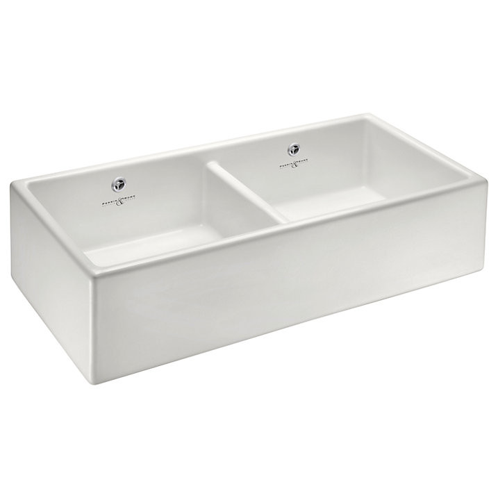 An image of Perrin & Rowe Shaker 1000 Double Bowl Kitchen Sink