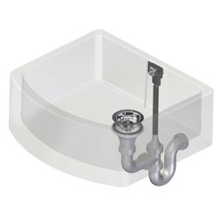 An image of Perrin & Rowe Single Bowl Waste and Overflow Kit