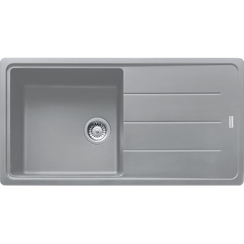 An image of Franke Basis BFG611-970 Fragranite Stone Grey Kitchen Sink