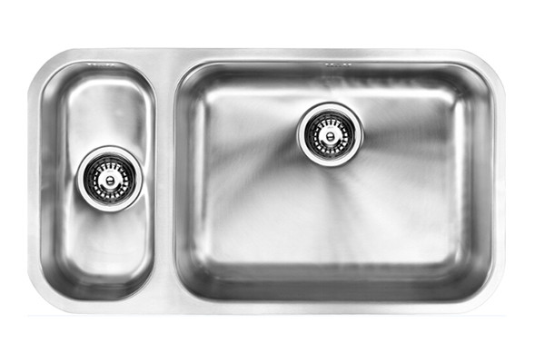 An image of 1810 Etroduo 191/535U BBR One + Half Bowl Kitchen Sink