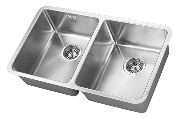 An image of 1810 Luxsoduo25 340/340U Double Bowl Kitchen Sink