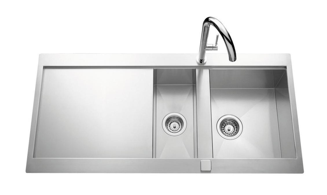 An image of Luisina Adagio Plus EV5611E-IL One + Half Bowl Kitchen Sink With Drainer