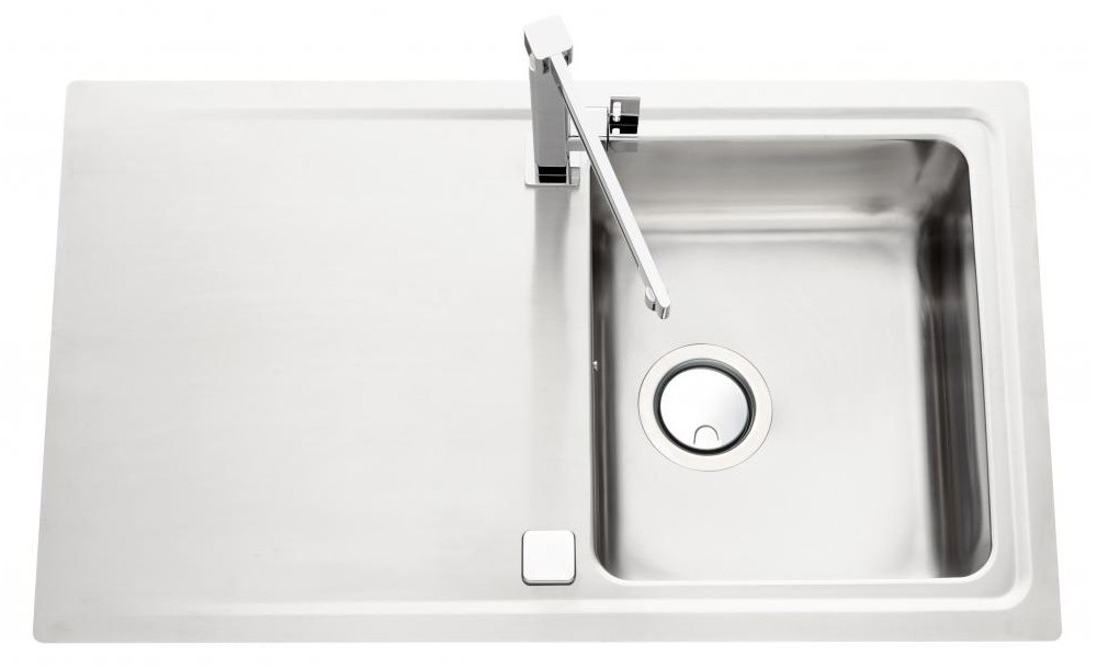 An image of Luisina Fagotto EV5801-IL Single Bowl Kitchen Sink With Drainer