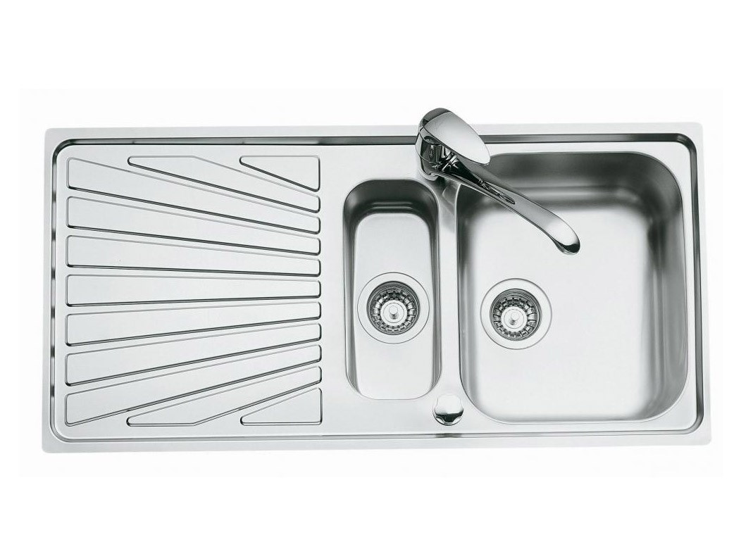 An image of Luisina Verdi EV5411-IL One + Half  Bowl Kitchen Sink With Drainer