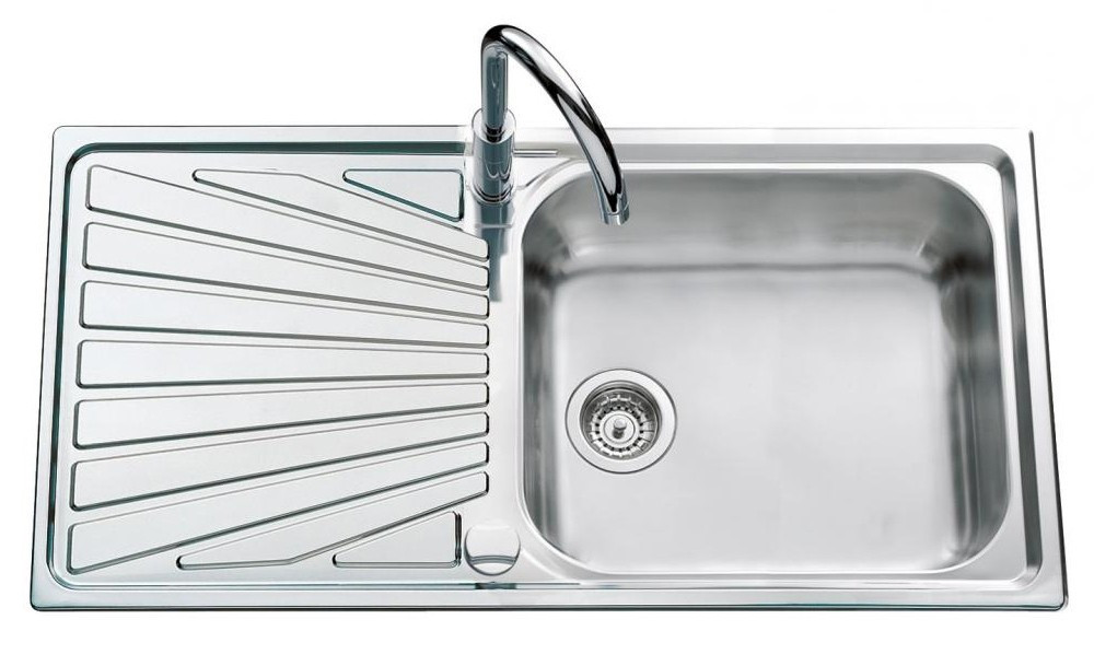 An image of Luisina Verdi 1 Big Bowl Kitchen Sink