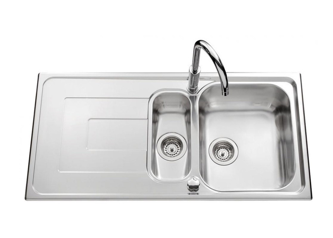 An image of Luisina Debussy 1.5 Bowl And Drainer Kitchen Sink