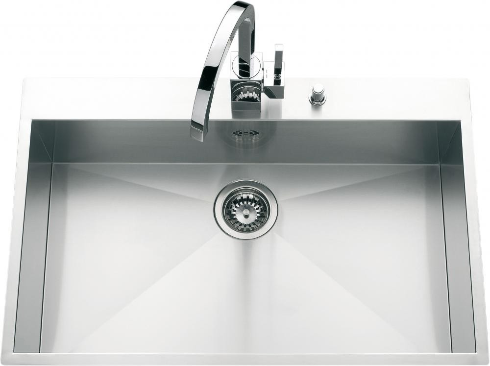 An image of Luisina Monteverdi EV32IL Single Bowl Kitchen Sink 