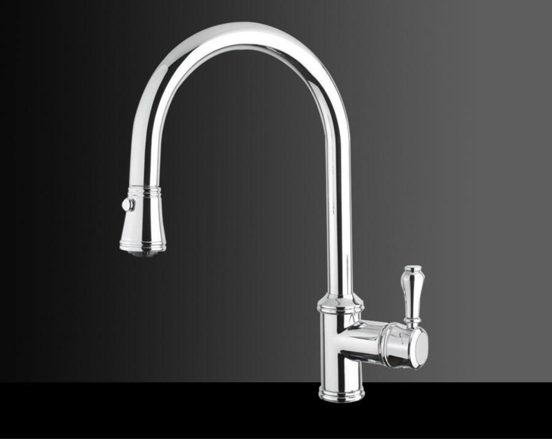 An image of Chambord Augustin Kitchen Tap Chrome