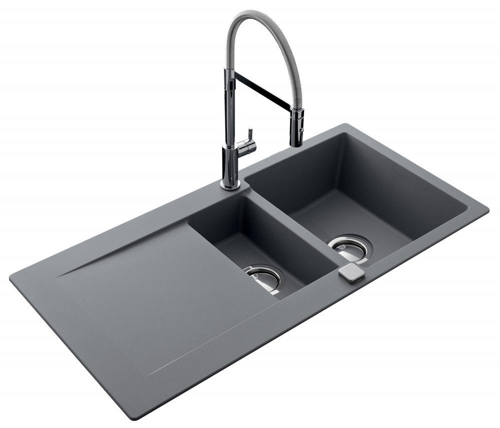 An image of Luisina Epure 1 Bowl 1/2 - Drainer Kitchen Sink