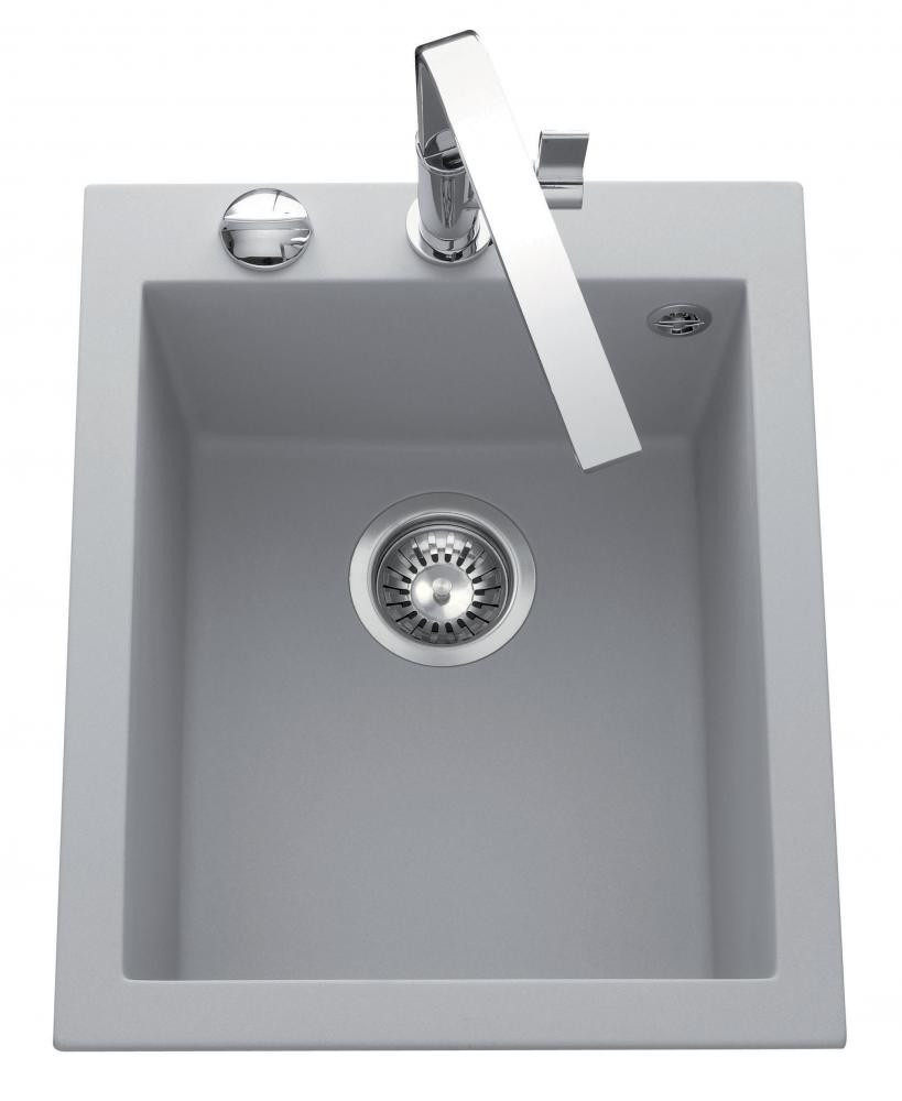 An image of Luisina Quadrille EV984 Single Bowl Kitchen Sink 