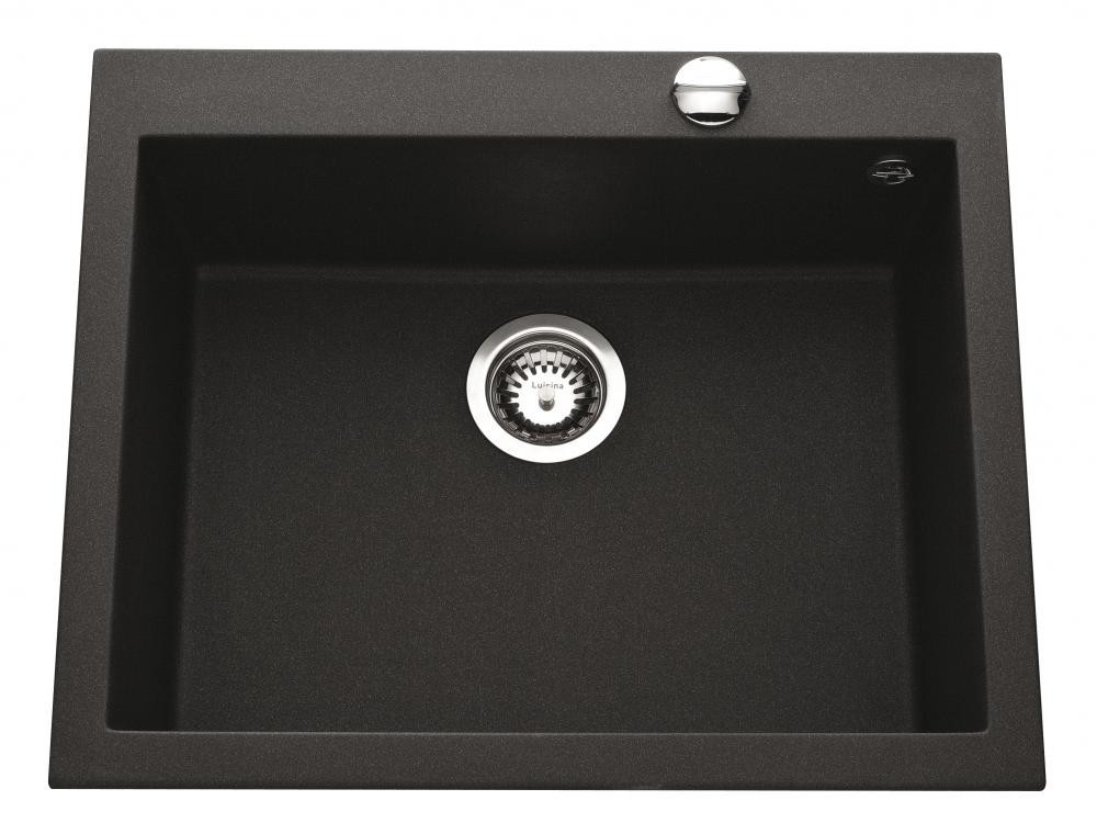 An image of Luisina Quadrille EV985 Single Bowl Kitchen Sink 