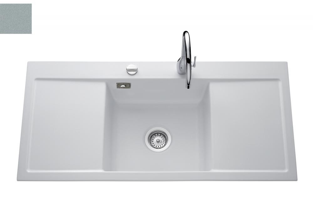 An image of Luisina Amor 1 Bowl With Double Drainer Kitchen Sink