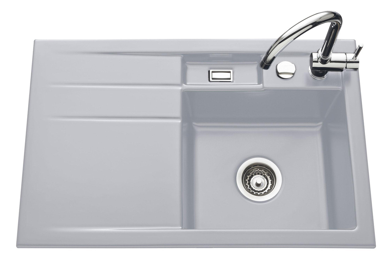 An image of Luisina Tresor EV5018 Single Bowl Kitchen Sink With Drainer
