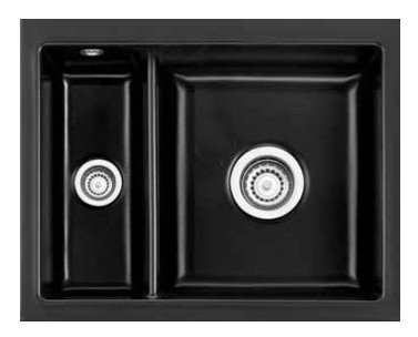 An image of Luisina Rubato Large EVSP5051 One + Half Undermount Bowl And Kitchen Sink 