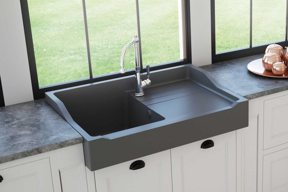 An image of Luisina Concept/Francois 1ER EV359 Single Bowl And Kitchen Sink With Drainer 