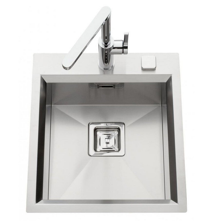 An image of Luisina Glamour EV60-IL Single Bowl Kitchen Sink With Drainer