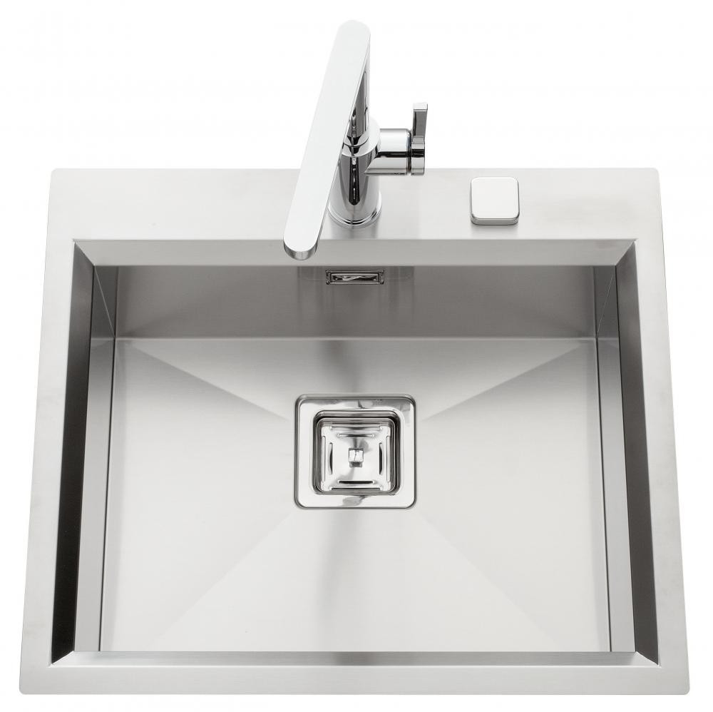 An image of Luisina Glamour EV61-IL Single Bowl Kitchen Sink With Drainer