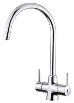 An image of Luisina RX400319-015 Cruciform Mixer tap chrome