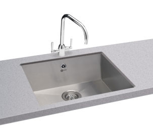 An image of Carron Phoenix Tetra 100 Kitchen Sink