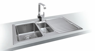 An image of County Kendal 1.5 Kitchen Sink