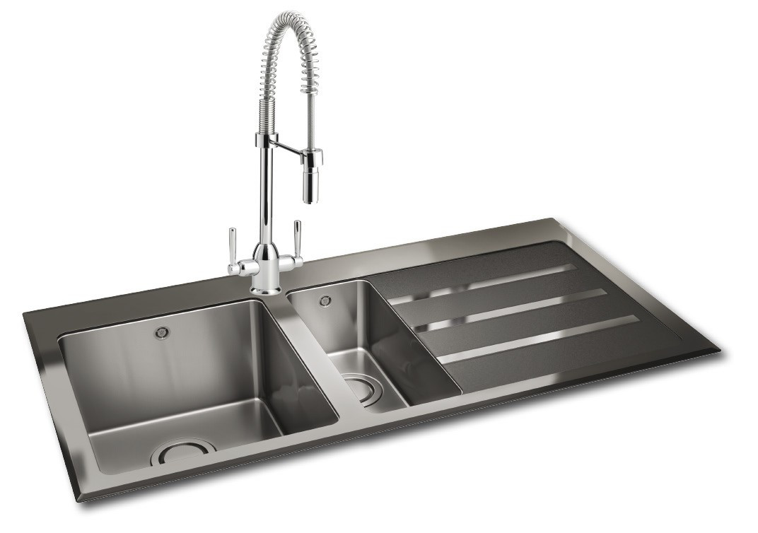 An image of Carron Phoenix Silhouette Kitchen Sink