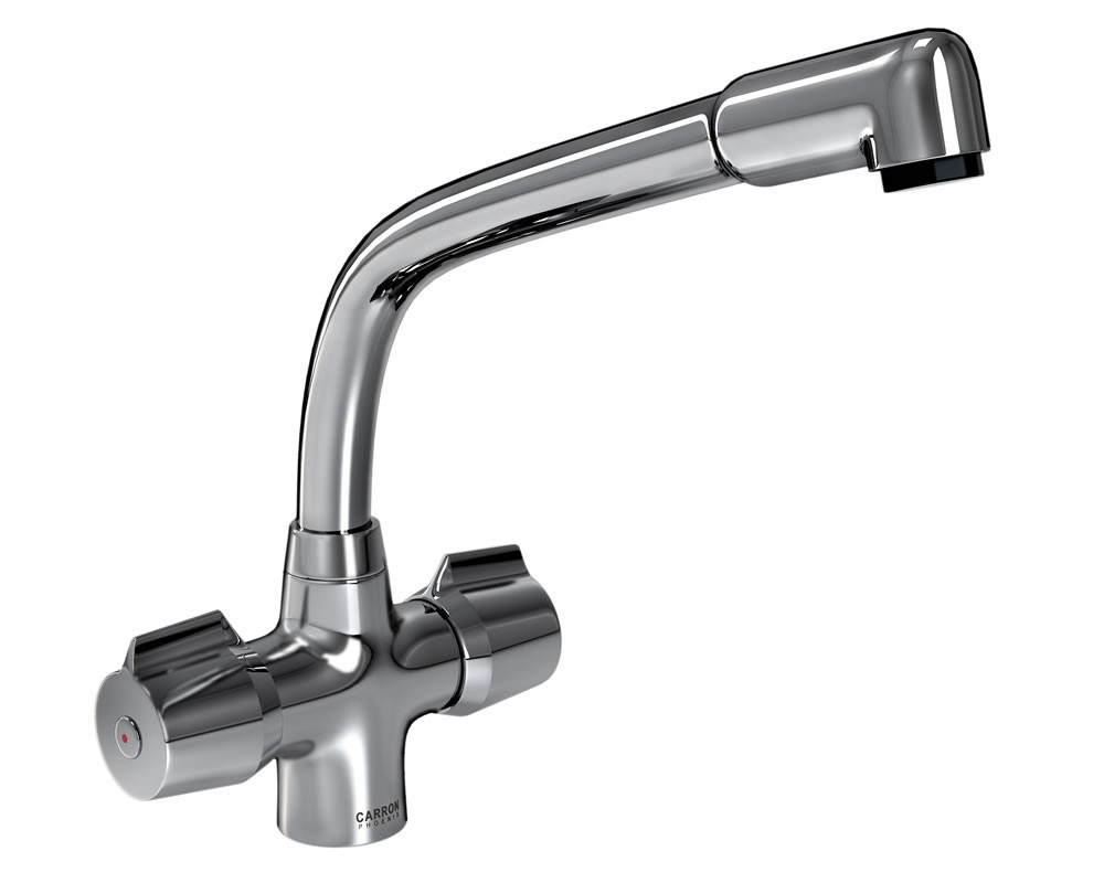 An image of Carron Phoenix Aztec Kitchen Tap - Chrome