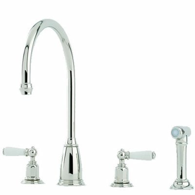 An image of Perrin & Rowe Athenian (with Rinse) 4376 Kitchen Tap