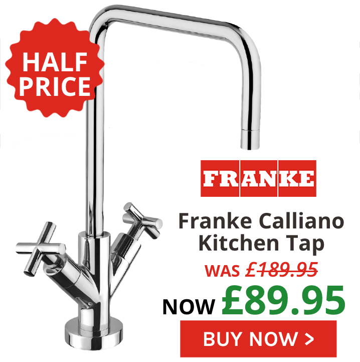 Franke Calliano Dual-Lever Mono Mixer Chrome Kitchen Tap